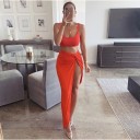 Dame crop top og nederdel B890 9