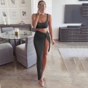 Dame crop top og nederdel B890 5
