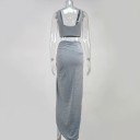 Dame crop top og nederdel B890 4