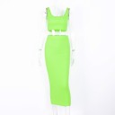 Dame crop top og nederdel B935 3