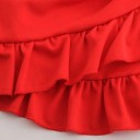 Dame crop top og nederdel B943 5