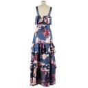 Dame crop top og nederdel B959 2