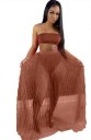Dame crop top og nederdel P1173 5