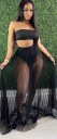 Dame crop top og nederdel P1173 2