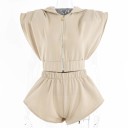Dame crop top og shorts B1020 3