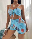 Dame crop top, shorts og wrap 5