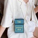 Dame crossbody taske i form af en cigaretpakke med teksten Smoking Kills Kæde rem I PU-læder Mål 10 x 5 x 15 cm 10