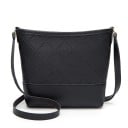 Dame crossbody taske over skulderen i PU-læder Elegant diamantformet quiltning Glat bund Tynd rem Mål 22 x 18 x 4 cm 1