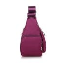 Dame crossbody taske over skulderen Quilted frontpanel Flere lynlåslommer Nylon og polyester 27 x 19 x 10 cm Til daglig brug 9