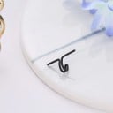 Dame dekorativ øreklemme ear cuff Åben form til påsætning på kanten af øreflippen Smykkemetal med zirkoner eller imiterede perler 31