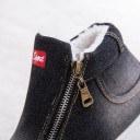 Dame denim ankelstøvler 3