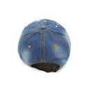 Dame denim kasket med rhinestones T8 3