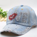 Dame denim kasket T178 6