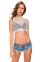 Dame denim mini shorts Emanuela 8