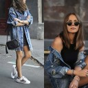 Dame denimjakke A1873 2