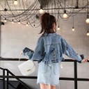 Dame denimjakke P2102 5