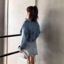 Dame denimjakke P2102 3