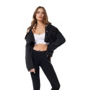 Dame denimjakke sort A1839 2