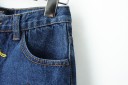 Dame denimshorts med bananer 5