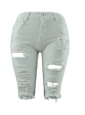 Dame denimshorts med huller Elizabeth 3