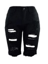 Dame denimshorts med huller Elizabeth 4