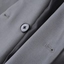 Dame elegant jakke med krave og lommer Enkeltfarvet selskabsjakke med knapper i polyester Stilig jakke i forskellige farver 8