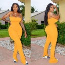 Dame figursyet jumpsuit med stropper 1