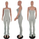 Dame figursyet jumpsuit med stropper 5