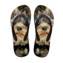 Dame flip-flops med hundemotiv 1