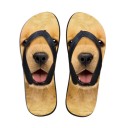 Dame flip-flops med hundemotiv 3