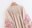 Dame forårsbluse med blomster 5