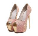 Dame glimmer platform pumps J1802 7