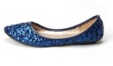Dame glitrende ballerinaer med pailletter J1800 4