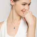 Dame hjertehalskæde D474 4