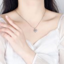 Dame hjertehalskæde D489 4