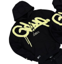 Dame hoodie med hætte og lommer Enfarvet hoodie lavet af blød bomuld med moderne mønster Komfortabel fritidsbeklædning i forskellige farver 2