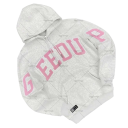 Dame hoodie med lommer Enfarvet hoodie med et fint mønster i blødt bomuld Behagelig fritidsoverdel i forskellige farver 2