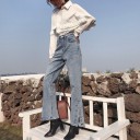 Dame jeans med klokkeform A173 9