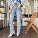 Dame jeans med klokkeform A173 3