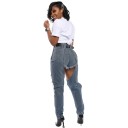 Dame jeans med revner A6 2