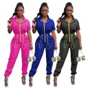 Dame jumpsuit med lynlås 1
