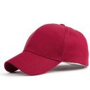 Dame kasket med hul til hestehale Ensfarvet baseballcap med buet skygge uden tryk Akryl Universal størrelse 7
