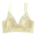 Dame Krajkebralette uden bøjler med V-udskæring og gennemsigtig netstof med bredt bånd og tynde stropper 7