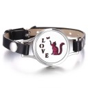 Dame læderarmbånd 19