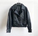 Dame læderjakke P2500 4