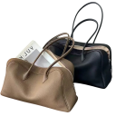 Dame lædertaske 40 x 13 x 26 cm Ægte okse læder Rumlig taske til daglig brug Elegant tidløs accessory 1