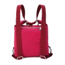 Dame lærredstaske og rygsæk 2i1 29 x 32 x 18 cm Taske over skulderen med lynlåslomme foran Metal karabiner Lærred og polyester 10