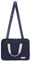Dame laptop taske Flad form To håndtag Hovedrum med lynlås Delt forlommekapacitet Af polyester Mål 37 x 27 x 3,5 cm 7
