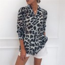 Dame leopardskjorte 1