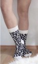 Dame leopardsokker A724 2